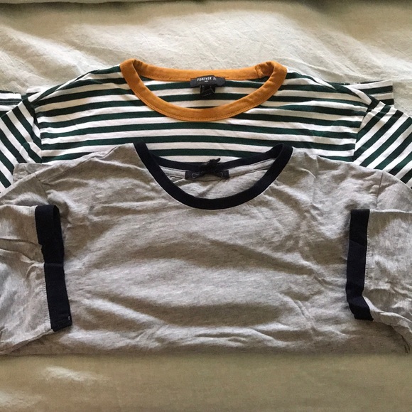 3 Ring Neck T-shirts - Picture 2 of 3